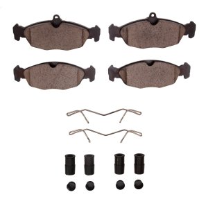 Jaguar Vanden Plas Brake Pads - Rear - R1 Concepts - Euro Ceramic Pads - `97-`06